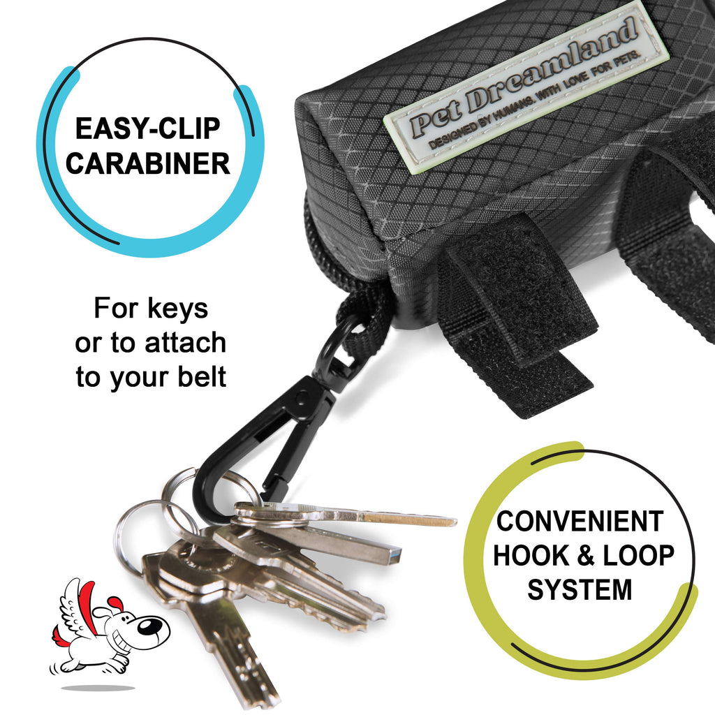 Hands Free Dog Leash and Poop Bag Dispenser F860