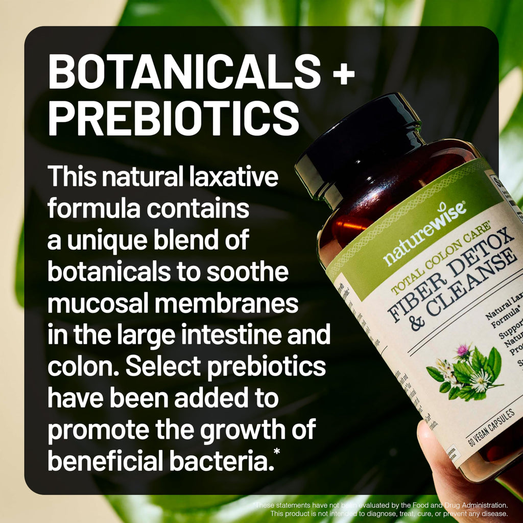 Herbal Laxative Fiber Cleanse 60 Capsules C5456