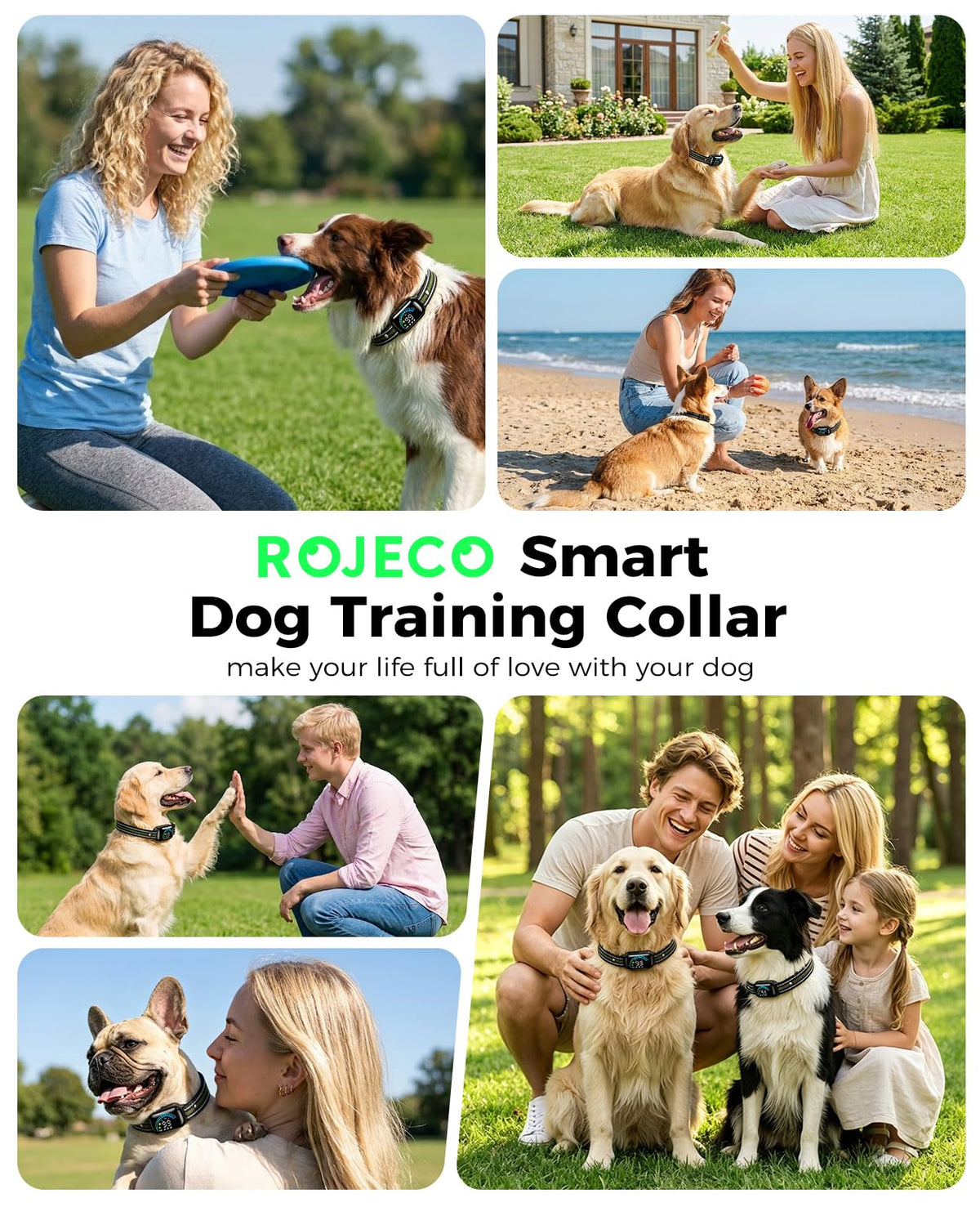 2-in-1 Dog Shock Collar & Bark Collar Q33578