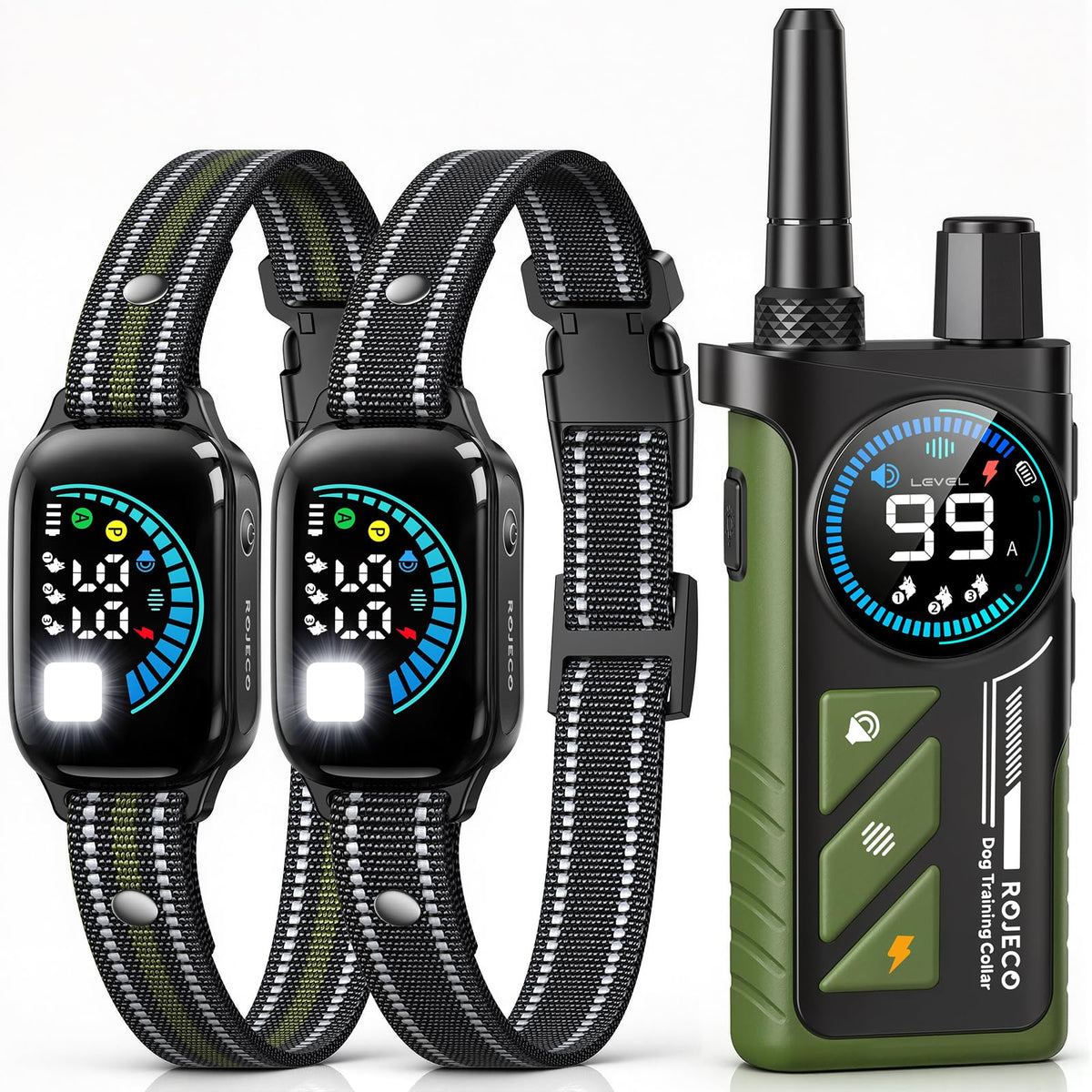 2-in-1 Dog Shock Collar & Bark Collar Q33578