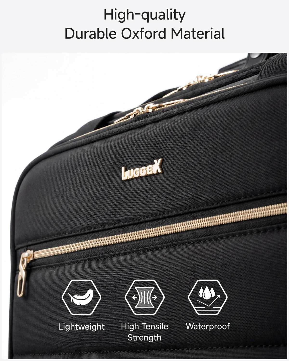Black Rolling Laptop Bag Q660