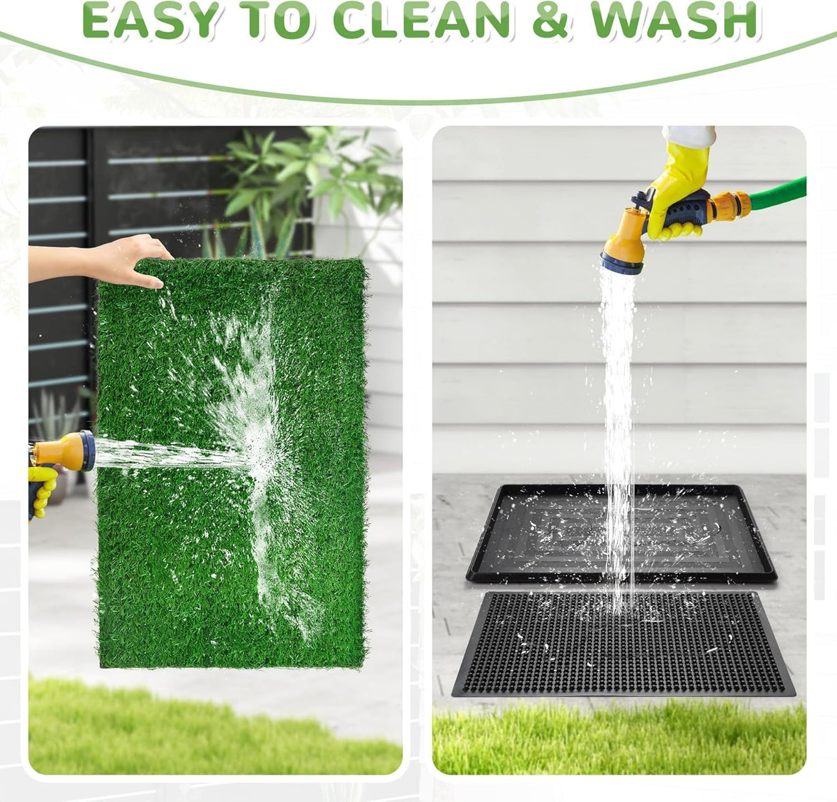 Dog Grass Pad with Tray J19388