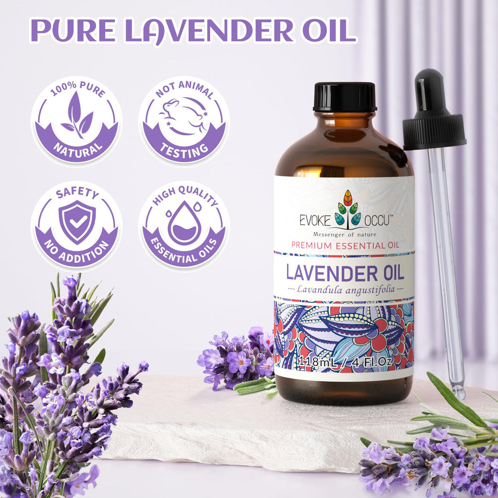Spearmint and Lavender Essential Oil 4 Fl Oz D718