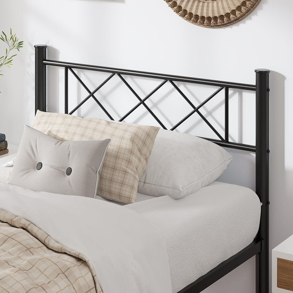 Twin Size Metal Bed Frame with Headboard V3206