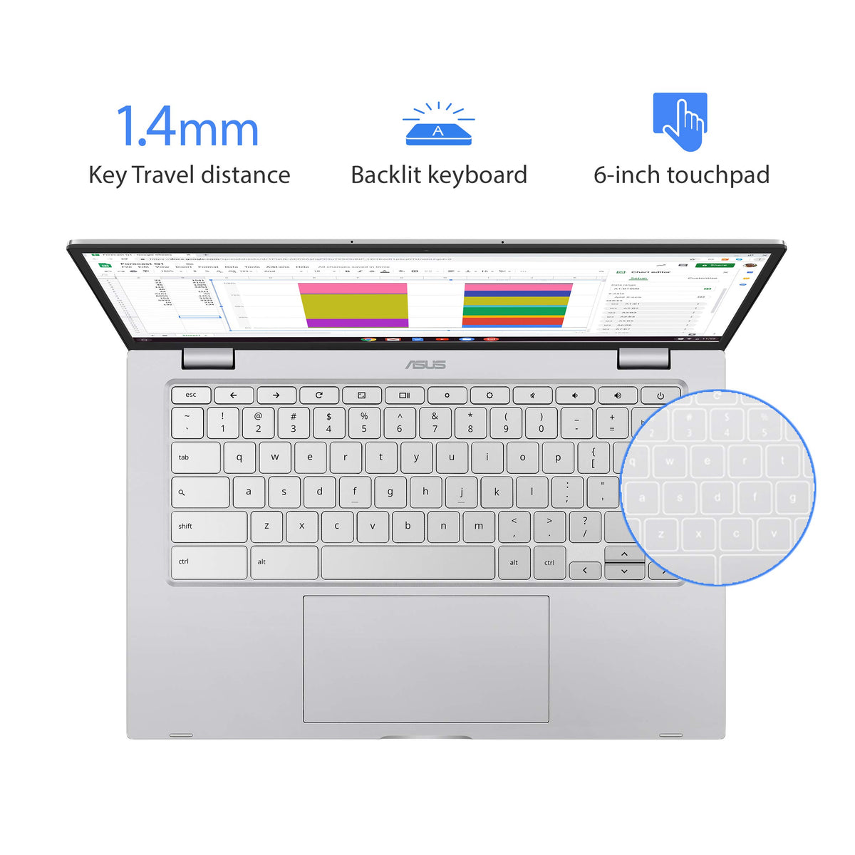 14" FHD Touch Screen Chromebook Laptop Q710