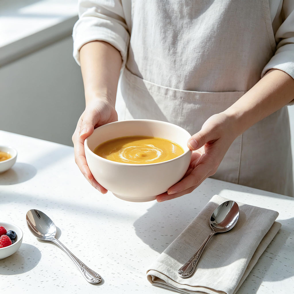 Ceramic Soup Bowls Set of 4 V203