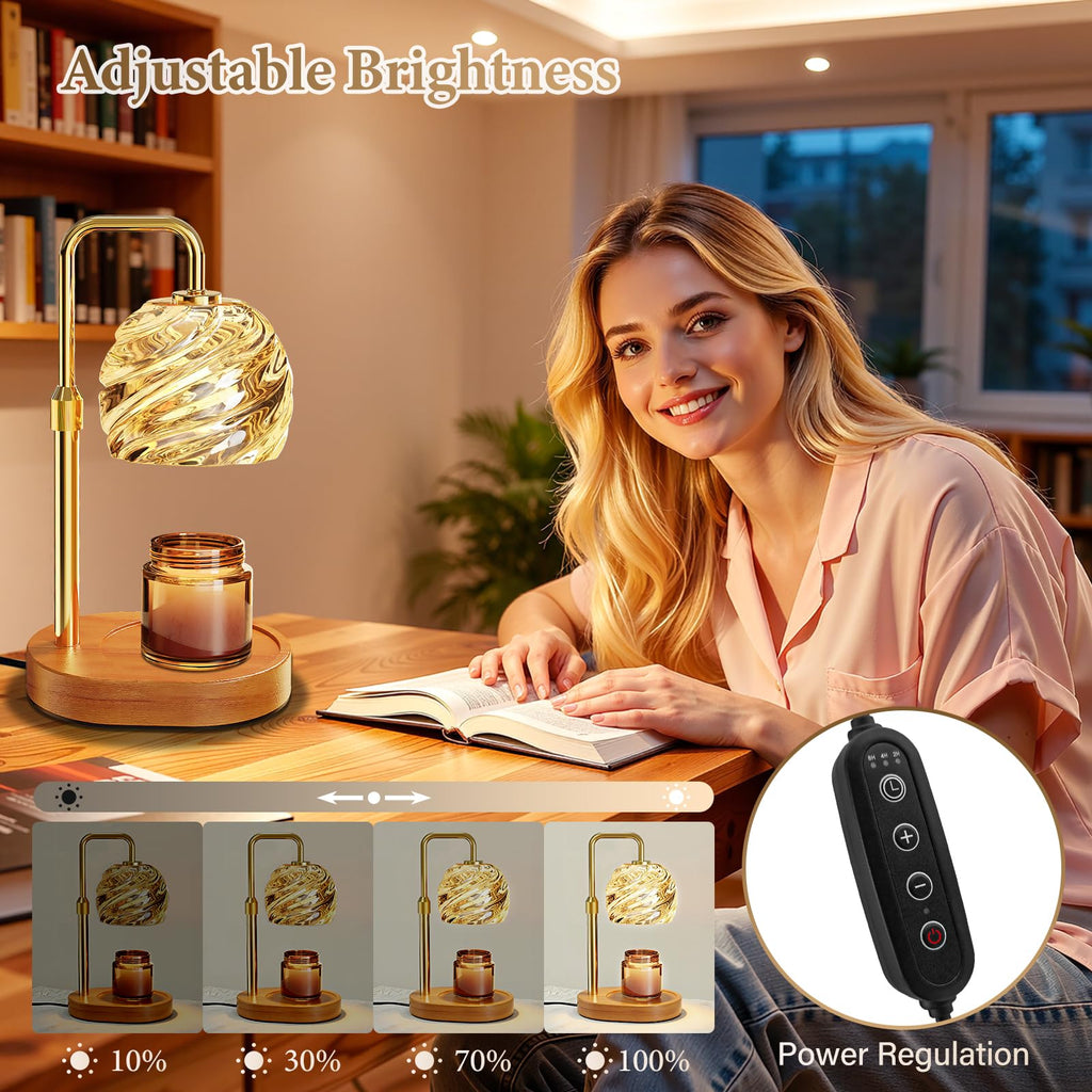Candle Warmer Lamp with Timer Dimmable A75331