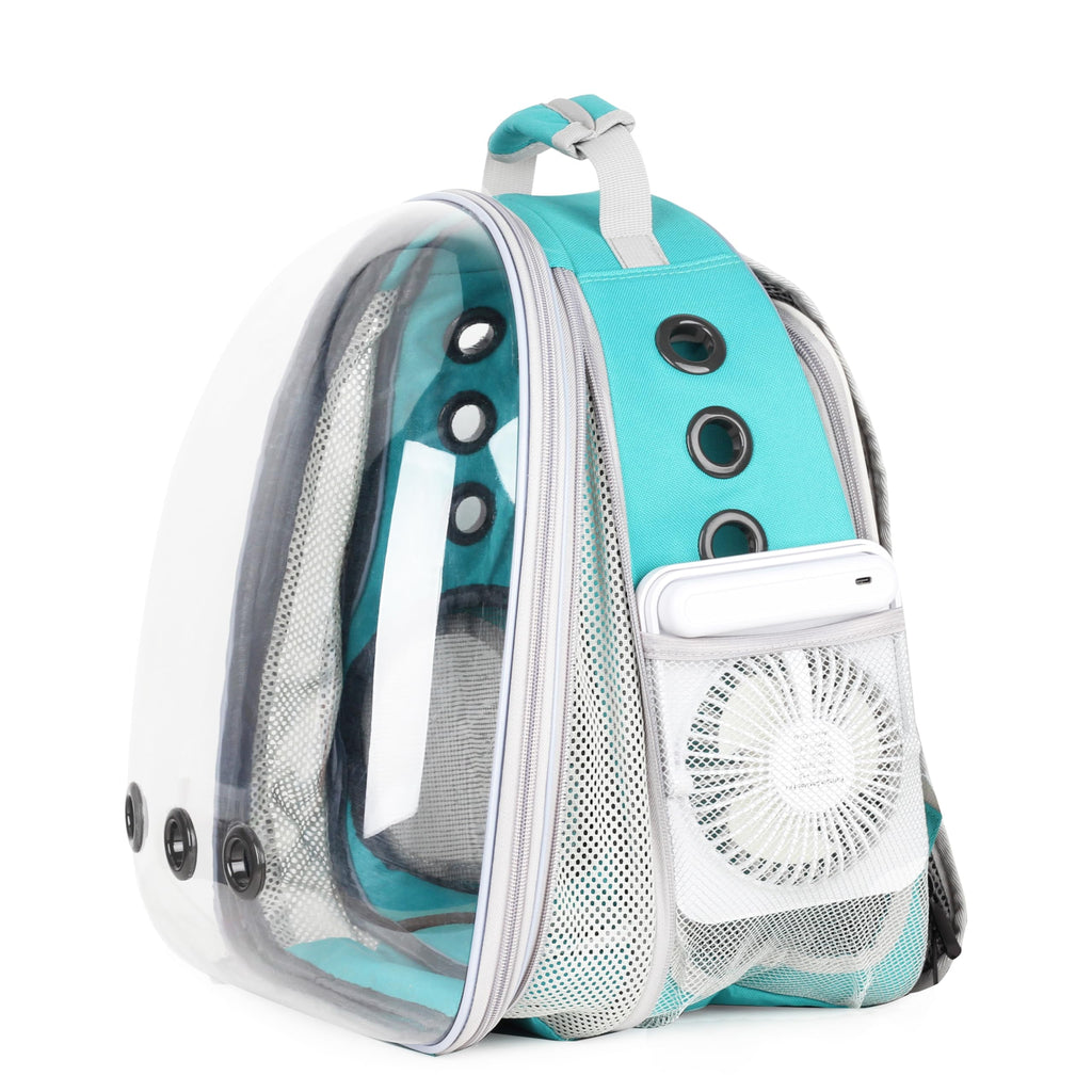 Expandable Cat Backpack with Mini Fan J88204