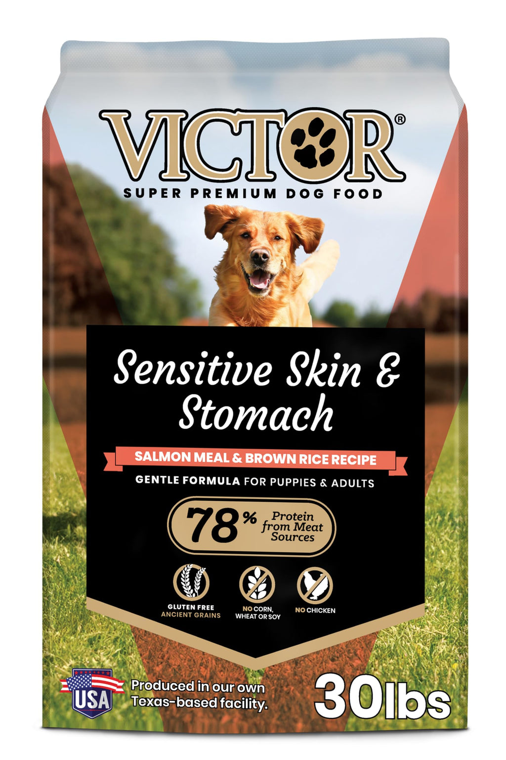 Salmon Meal & Brown Rice Dog Food, 30 lb Y39859