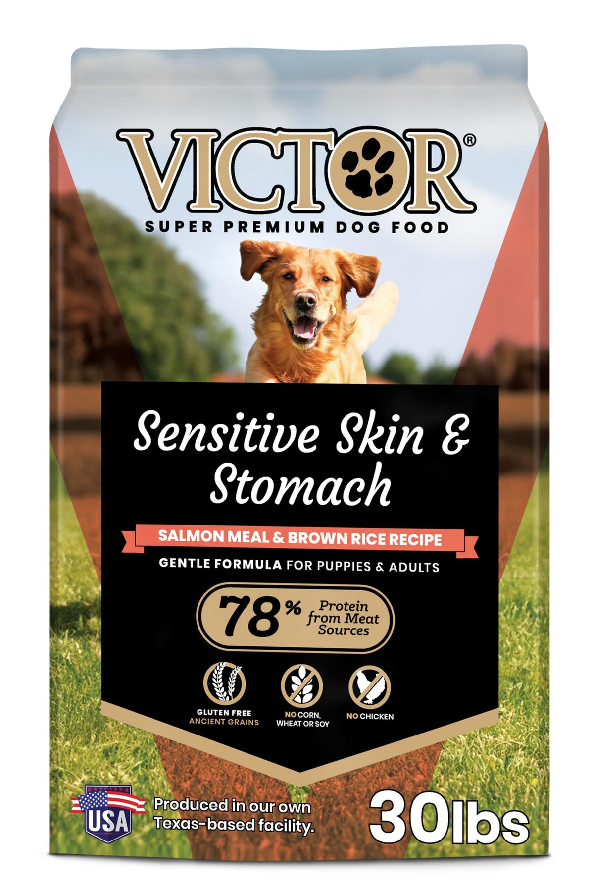 Salmon Meal & Brown Rice Dog Food, 30 lb Y39859