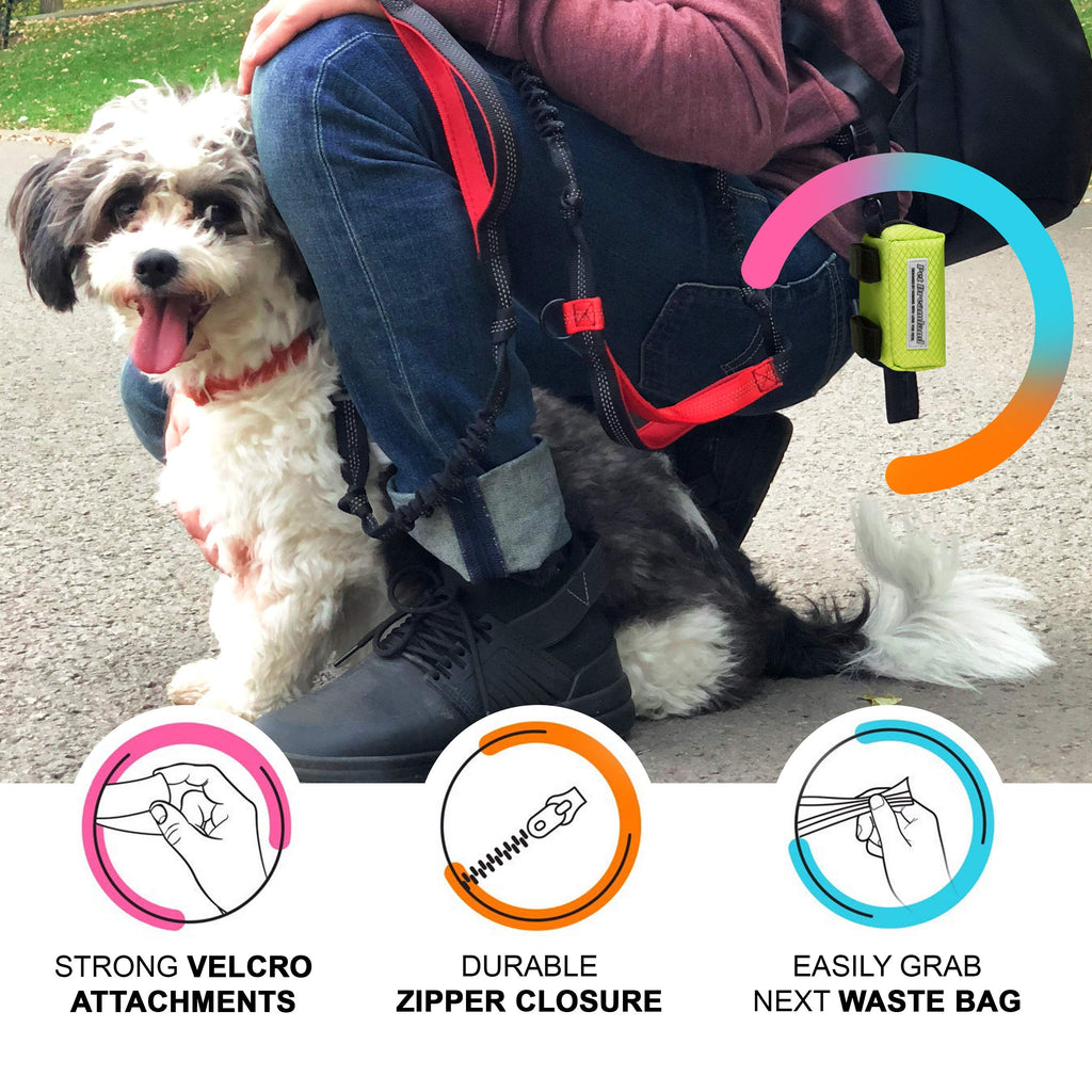 Hands Free Dog Leash and Poop Bag Dispenser F860