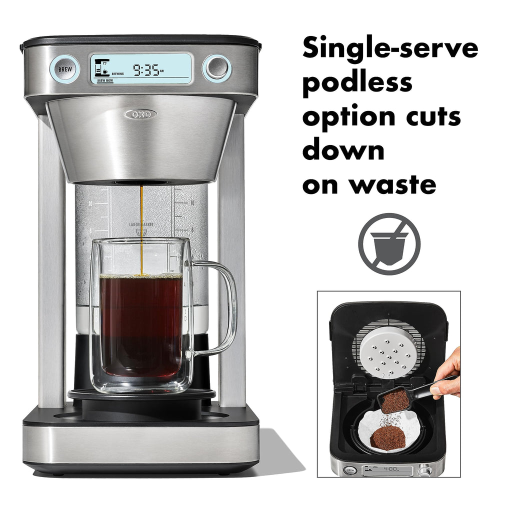 12-Cup Coffee Maker with Single-Serve Function B55910