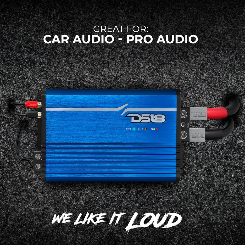 Compact Full-Range Class D 1-Channel Amplifier 2,500 Watts RMS R7871