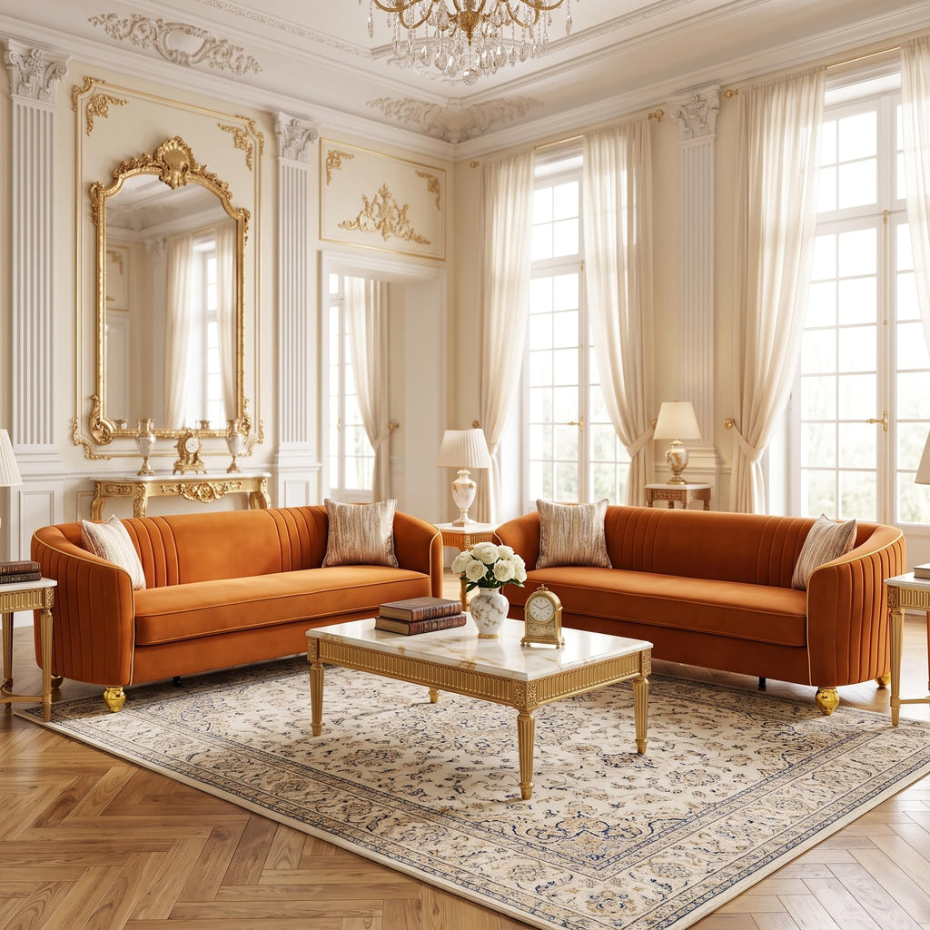 2-Piece Velvet Sofa Set E340